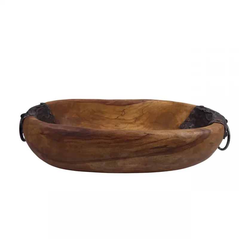 کاسه چوبی کهنه کاری کد WD6160