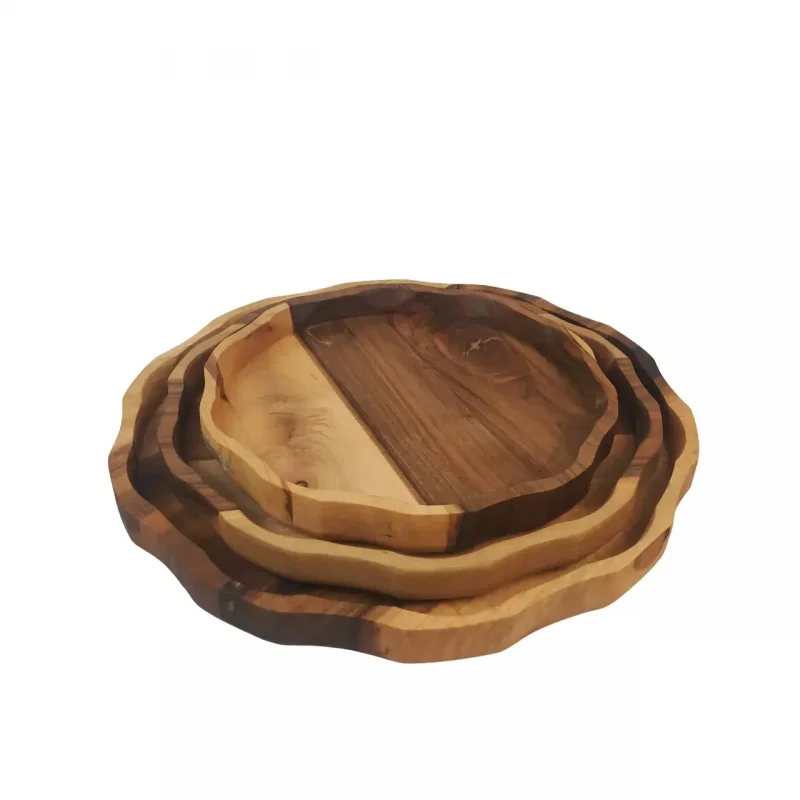 سینی چوبی دالبری سه سایز کد WD6162