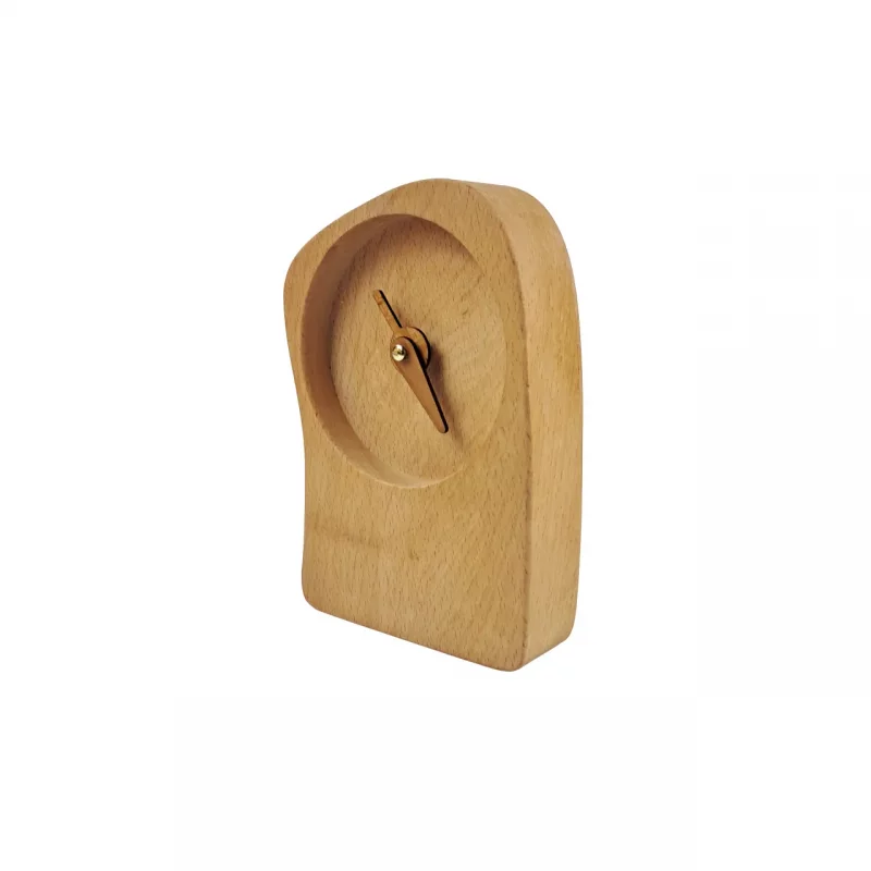 ساعت چوبی رومیزی منحنی کد WD6170