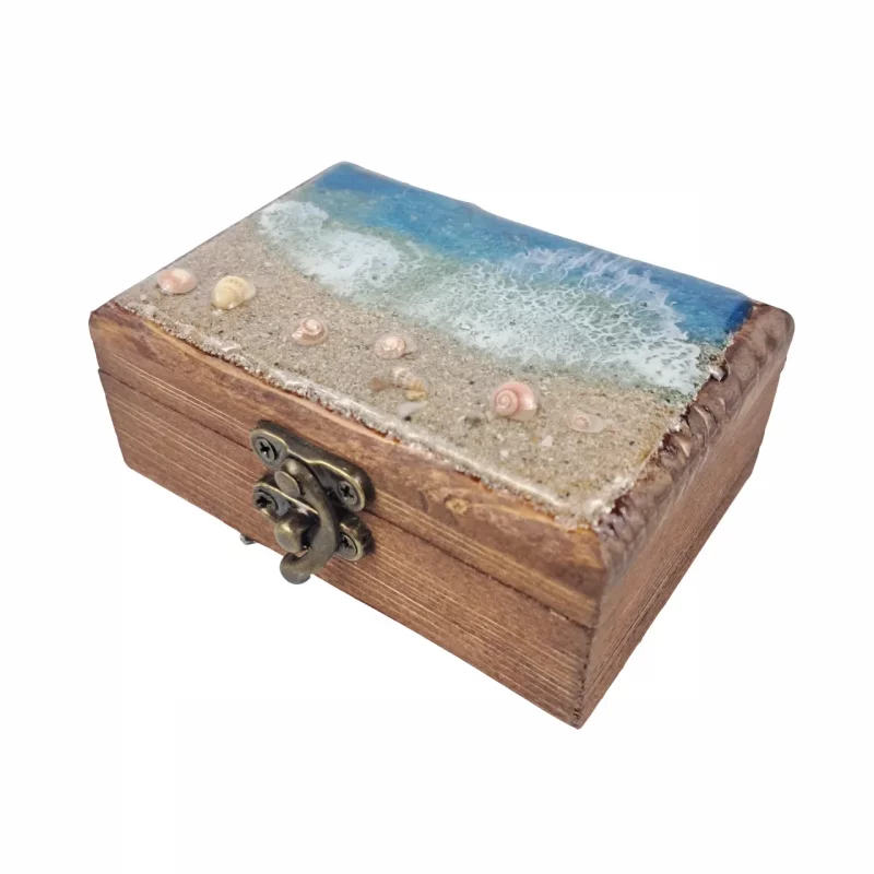 جعبه چوبی طرح دریا کوچک کد BW5575