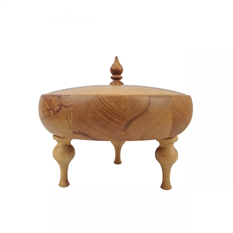 شکلات خوری چوبی سه پایه قطر 25 کد WD6200