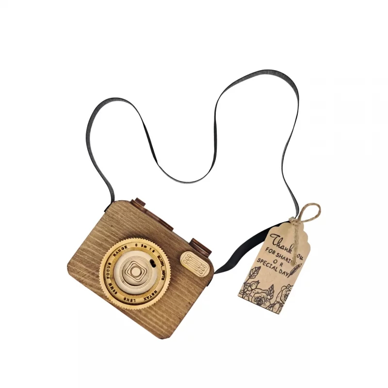 دوربین عکاسی چوبی دکوری  کد WD6206