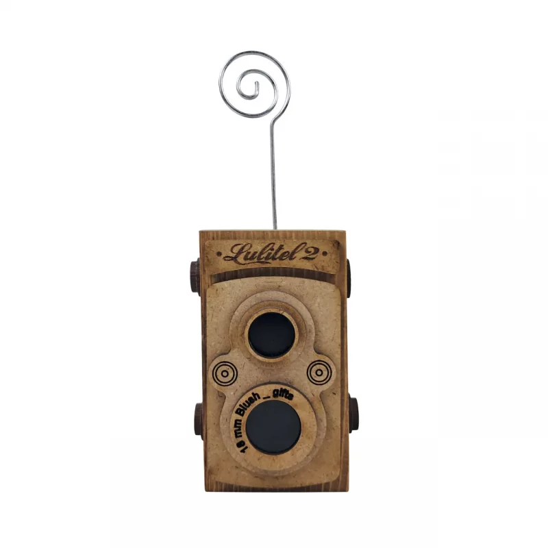 هولدر چوبی عکس طرح دوربین ایستاده  کد WD6211