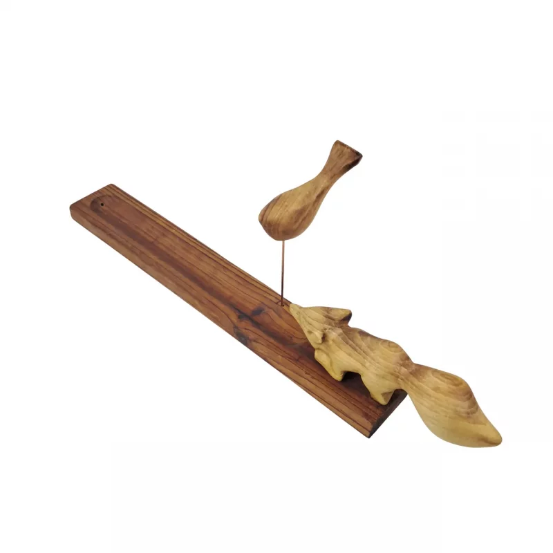 جاعودی چوبی طرح روباه و زاغ  کد WD6212