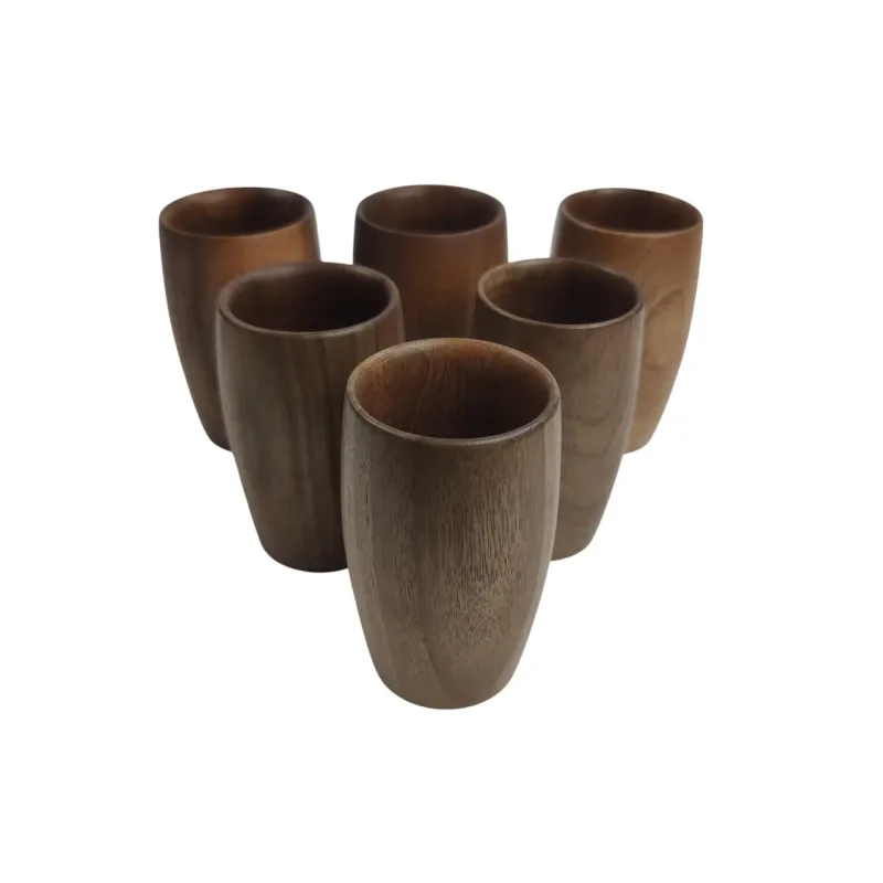 لیوان چوبی بدون دسته کد WD6250