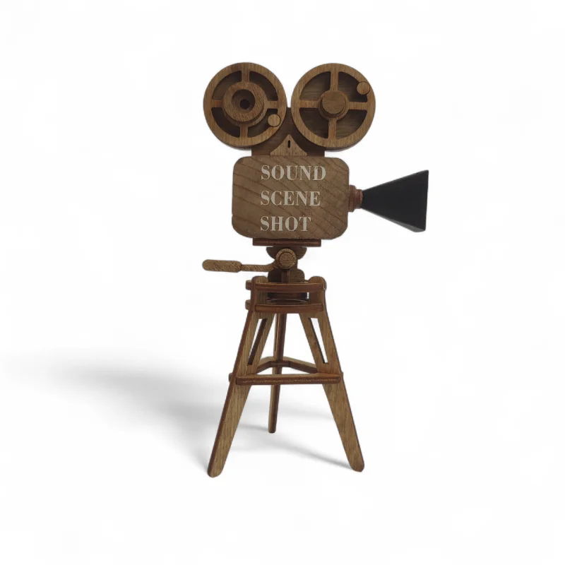 دوربین چوبی پایه دار تزئینی کد WD6274