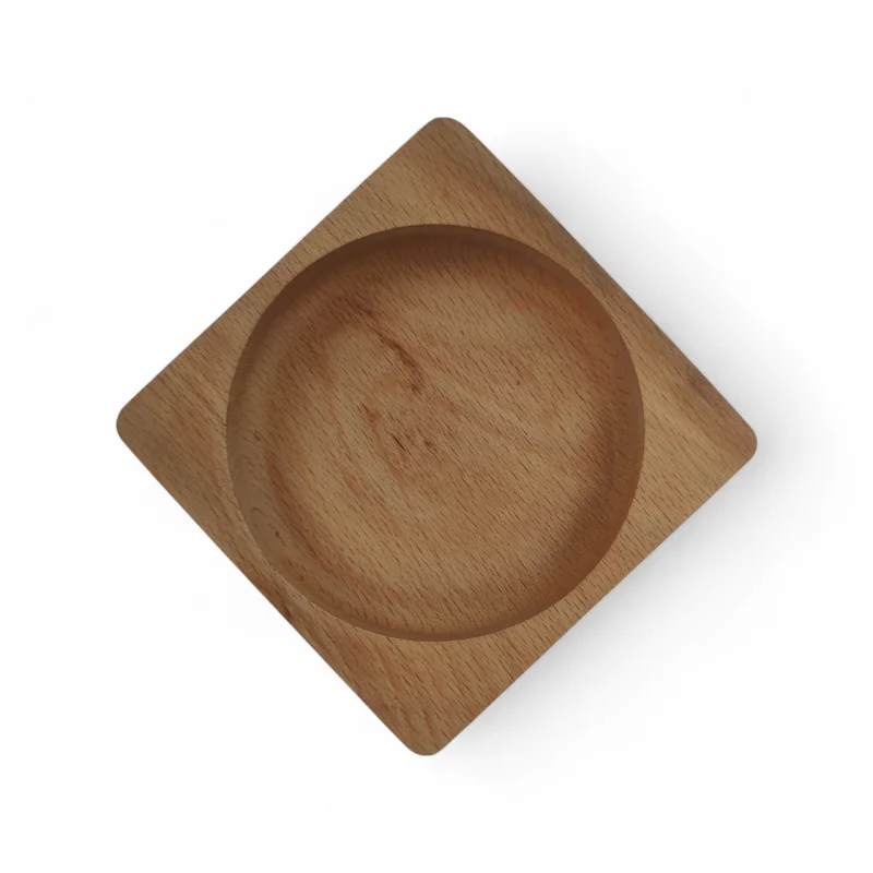 پیاله چوبی مربع کد WD6303