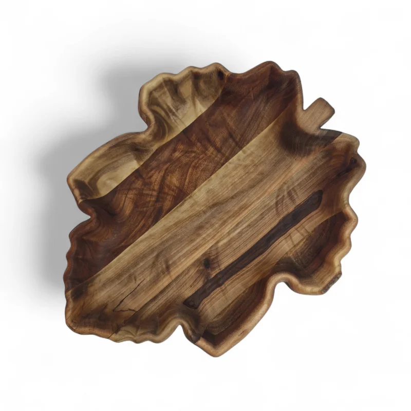 اردو خوری چوبی طرح برگ چنار کد WD6359