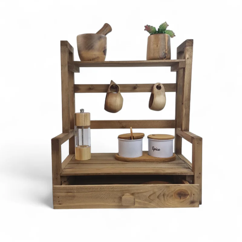 استند پاسماوری کشودار با آویز لیوان کد WD6364