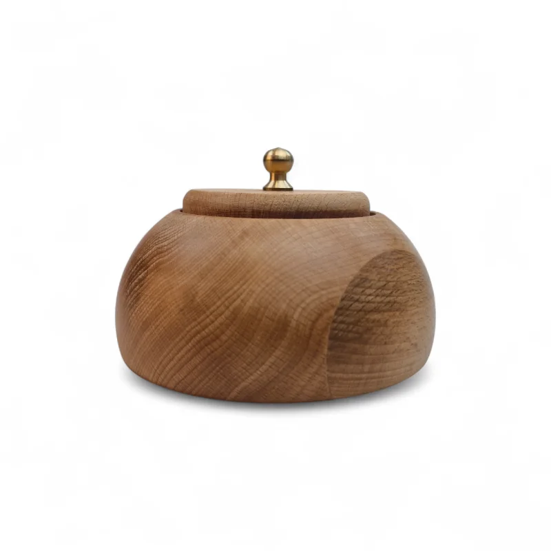 شکلات خوری چوبی در دار دسته برنجی کد WD6373