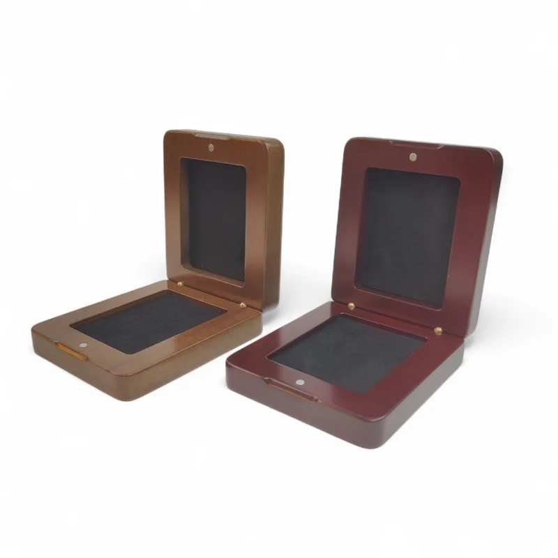 جعبه طلا چوبی جعبه کارت هدیه چوبی  کد BW5578