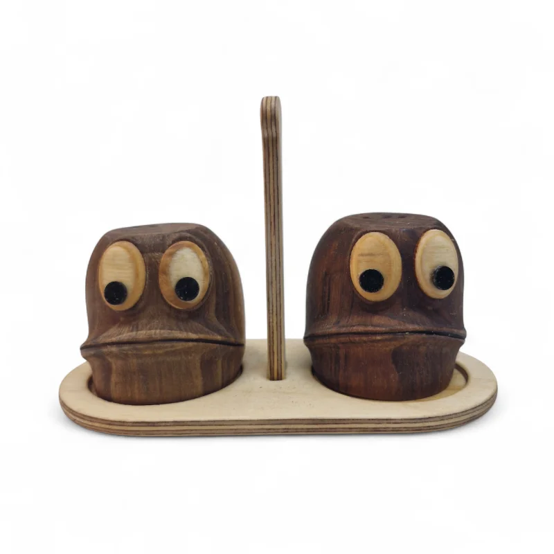 نمکدان و  فلفل پاش طرح ایموجی با استند کد WD6180