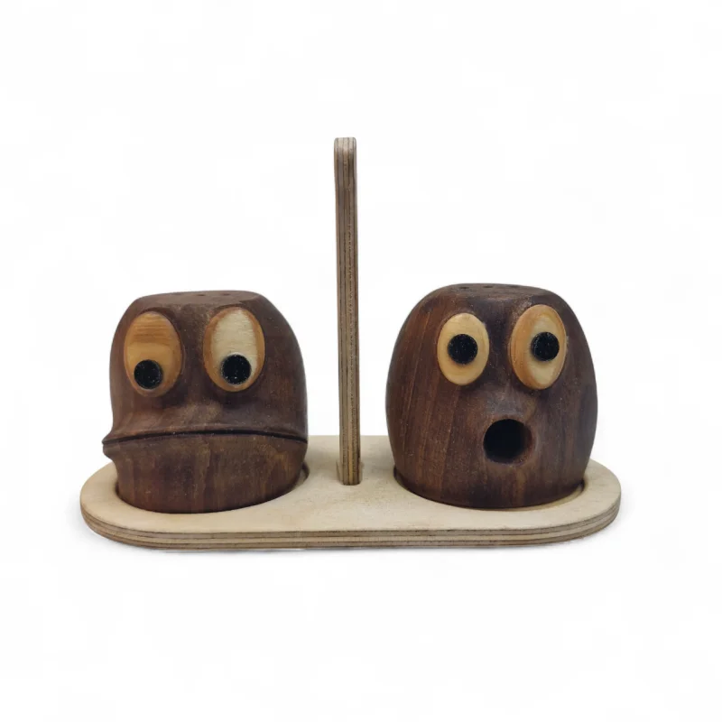 نمکدان و فلفل پاش طرح ایموجی با استند کد WD6290