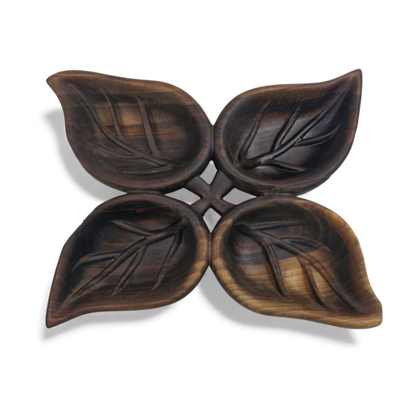 اردو خوری چوبی طرح چهار برگ کد WD6402