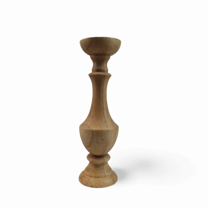 شمعدان چوبی رومیزی  کد WD6418
