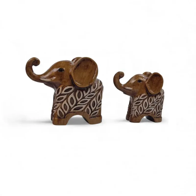 مجسمه دکوری فیل طرح پاییز کد WD6523