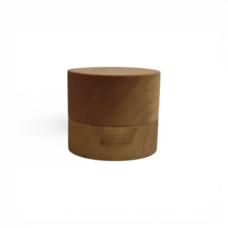 جعبه انگشتر چوبی استوانه کد WD6583