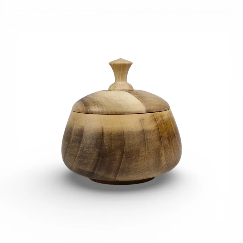 قندان چوبی گرد  کد WD6601