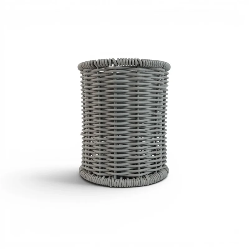 جای قاشق و چنگال طرح حصیری استوانه کد WD6869