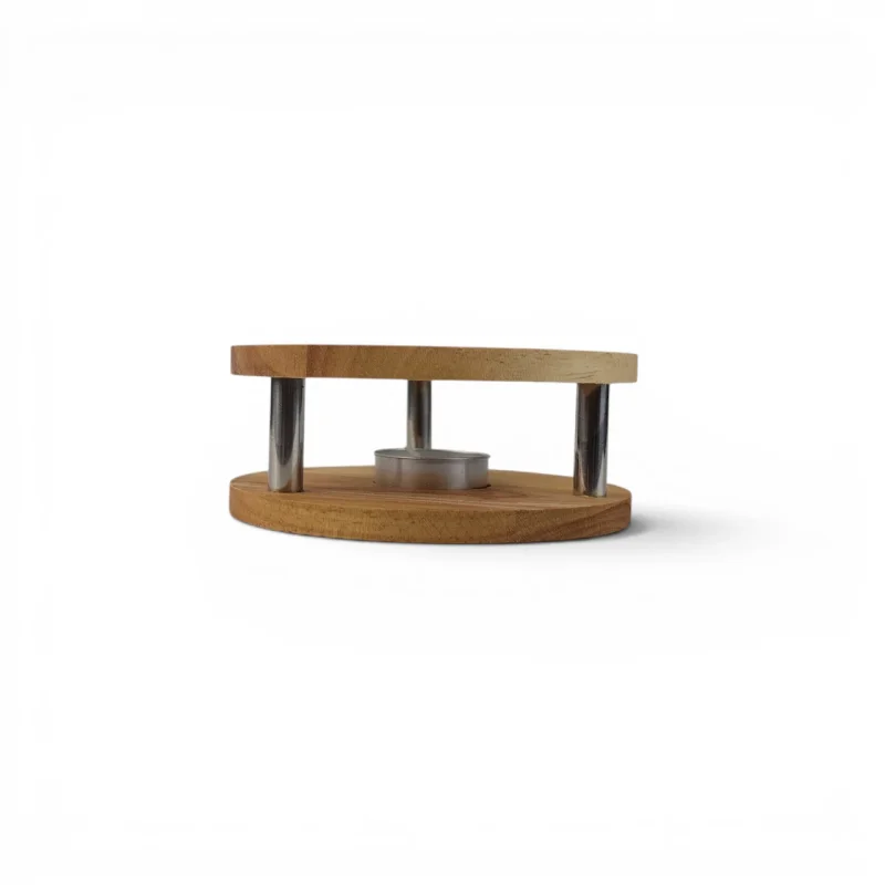 وارمر قوری گرد چوب و فلز کد WD6886