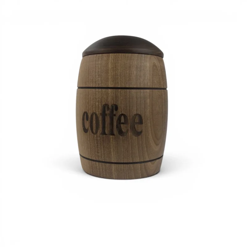 بانکه قهوه چوبی با طرح Coffe کد WD6897