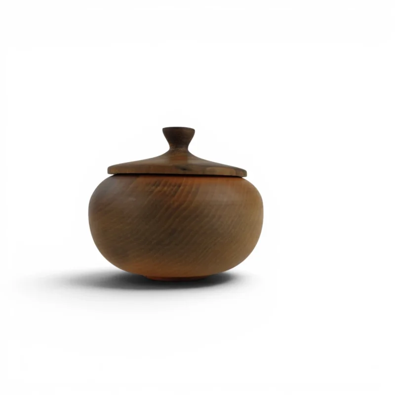 قندان چوبی خمره ای کد WD5774
