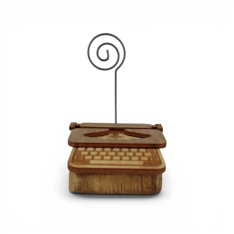 هولدر عکس چوبی طرح ماشین تایپ کد WD6935