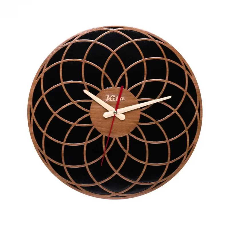 ساعت دیواری چوبی مدل کلاسیک کد mck606c