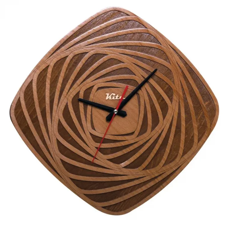 ساعت دیواری چوبی طرح کلاسیک کد ck607c