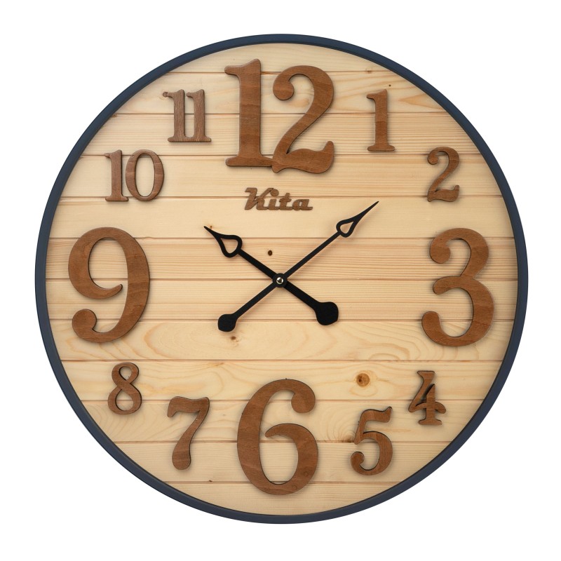 ساعت دیواری چوبی کد CKH632km