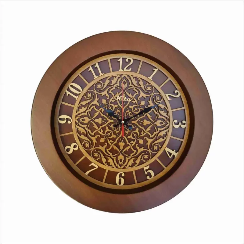 ساعت دیواری چوبی  مدل رویال   کد Cks613