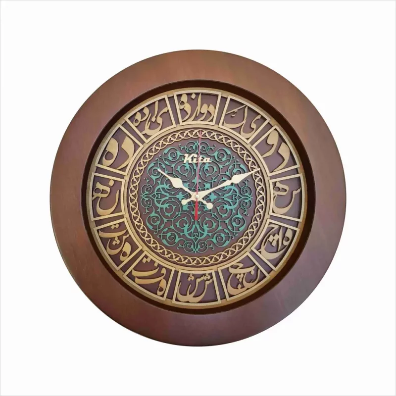 ساعت دیواری چوبی مدل رویال     کد Cks614