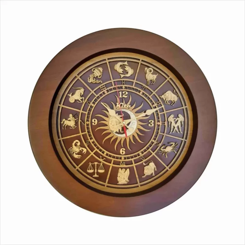 ساعت دیواری چوبی مدل رویال       کد Cks617