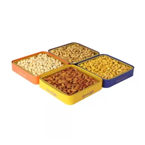 پک هدیه چهار مغز مدل شاپرک کد PY5521