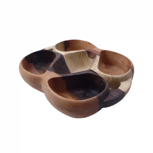 اردو خوری 5 خانه دسته دار گردو کد WD5819