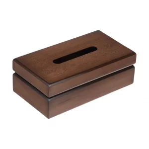 جعبه دستمال کاغذی چوبی کد BT027