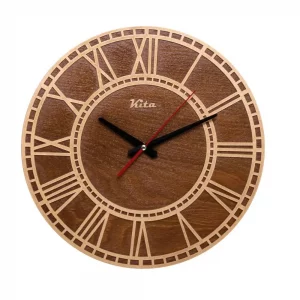ساعت دیواری چوبی  مدل کلاسیک   کد ck 601 tc