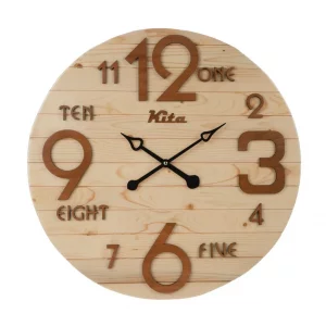 ساعت دیواری چوبی کد CKH627K