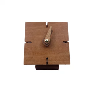 ساعت چوبی مکعبی رومیزی کد WD5844