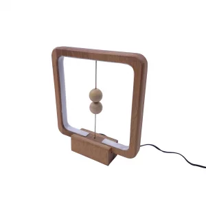 آباژور  چوبی مگنتی مربع کد LA5517