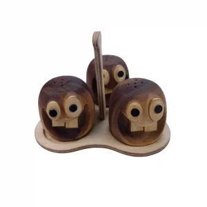 ست نمکدان،  فلفل و خلال دندان طرح ایموجی کد WD5855