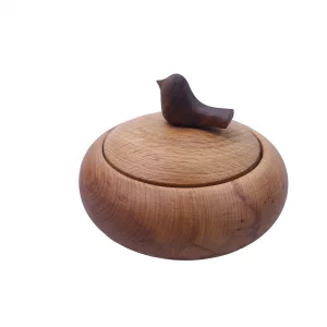 قندان چوبی طرح پرنده توسکا کد WD5870