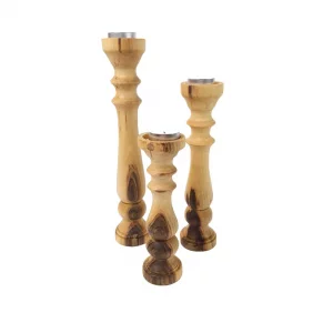 ست شمعدان چوبی دکوری کد WD5767