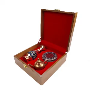 پک هدیه زعفران و صنایع دستی ماندگار کد PZ141