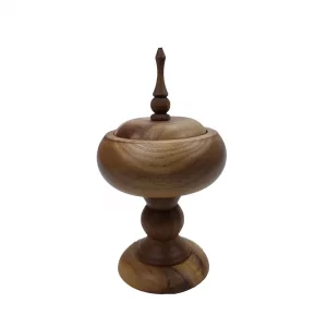 شکلات خوری پایه دار چوبی کد WD5644