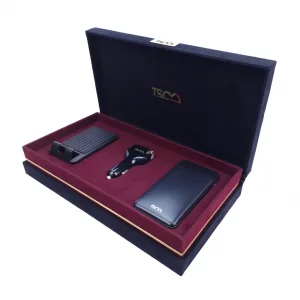 پک هدیه پاوربانک، شارژ فندکی و هولدر تیارا کد PD5518