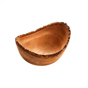 کاسه چوبی دست ساز روستیک کد WD5602