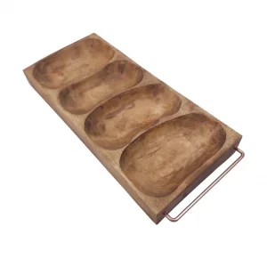 اردوخوری چهار خانه دسته فلزی کد WD5682