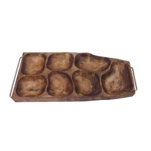 اردوخوری هفت خانه دسته فلزی کد WD5685