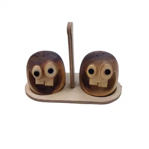 ست نمکدان و فلفل پاش طرح ایموجی دو تایی کد WD5921